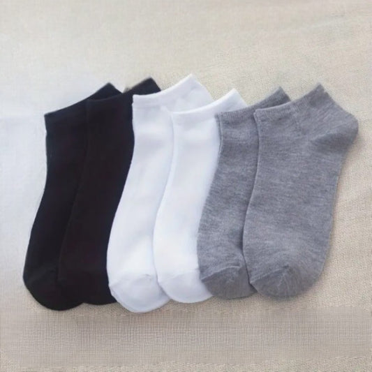 Erkek 9 Çift Pamuklu Günlük Kullanım İçin Kısa Patik Çorap