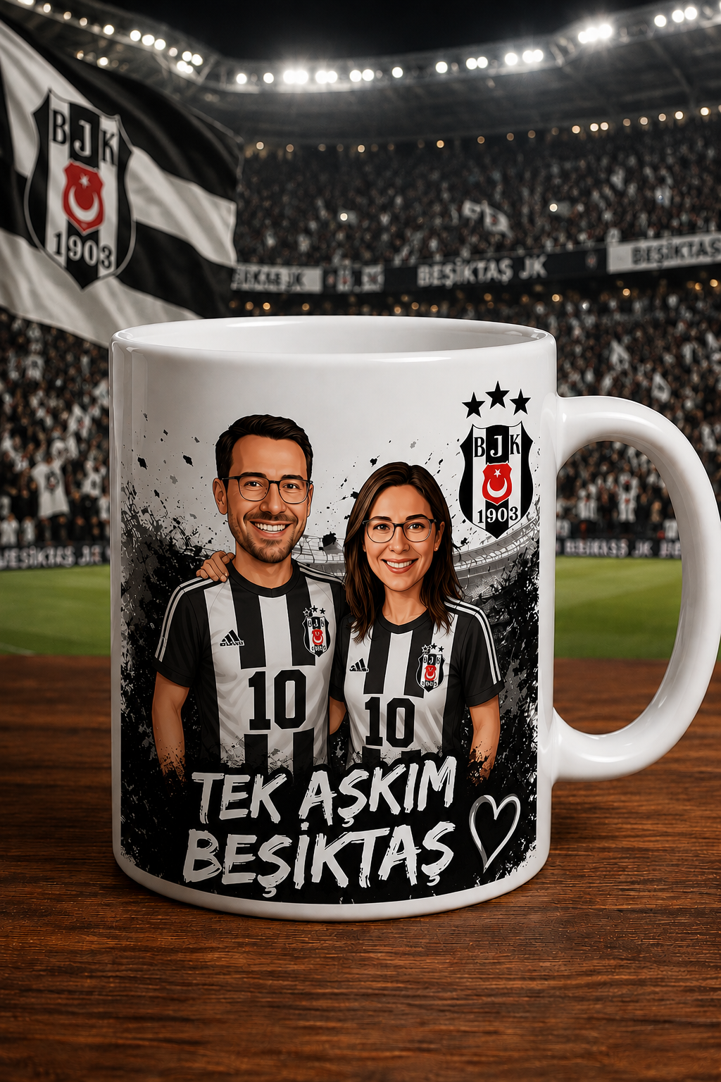 Hitit Socks Taraftar Kupa Kişiye Özel Fotoğraflı Size Özel