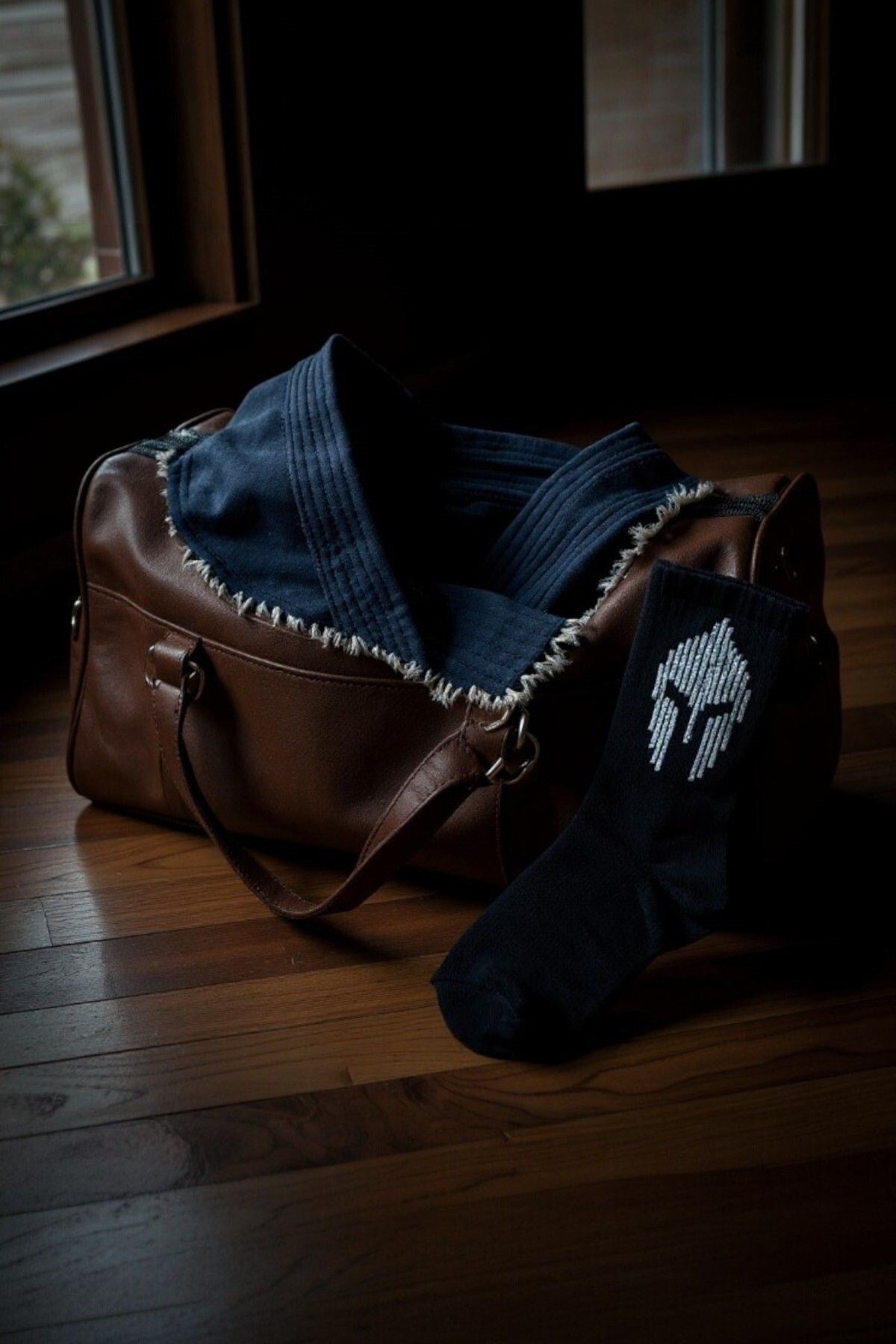 Erkek 4 Çift Premium Kalite Miğfer Desenli Kolej Çorap Siyah